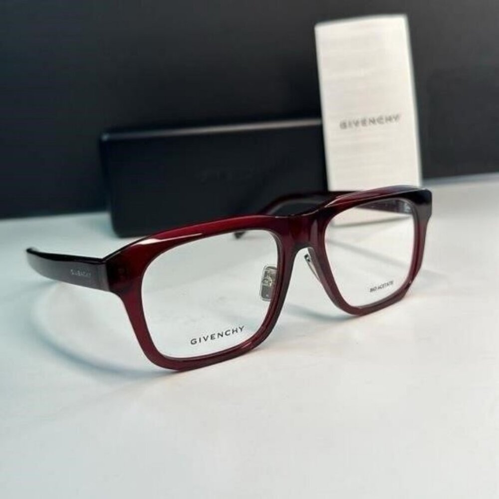 Givenchy GV50053F Shiny Bordeaux Designer Glasses for Men - Bold Style - Picture 11 of 12